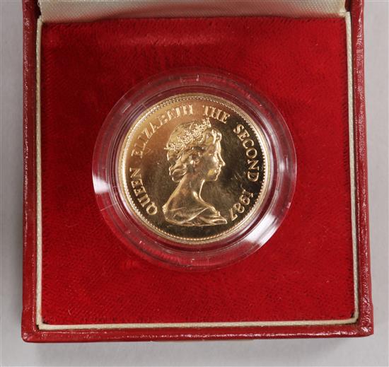 A Royal Mint Hong Kong 22ct gold Lunar Year $1000 coin,